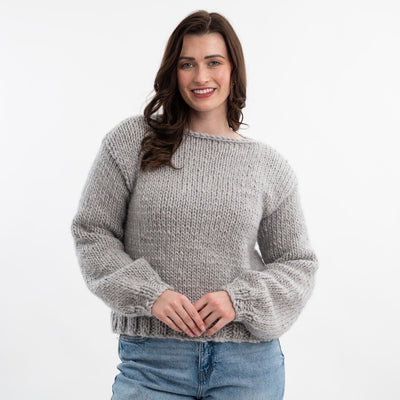 Easy Chunky Jumper Knitting Kit - Wool Couture