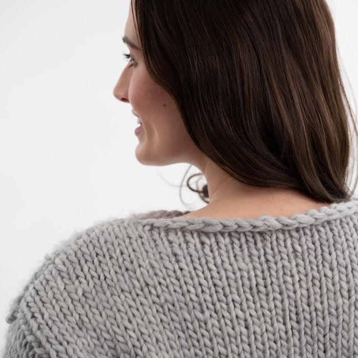 Easy Chunky Jumper Knitting Kit - Wool Couture