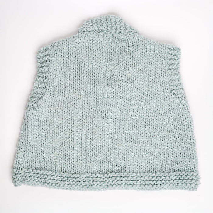 Easy Chunky Waistcoat Knitting Kit - Wool Couture