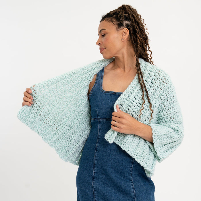 Easy Peasy Chunky Cardigan Crochet Kit - Wool Couture