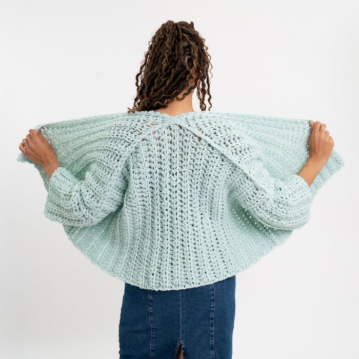 Easy Peasy Chunky Cardigan Crochet Kit - Wool Couture
