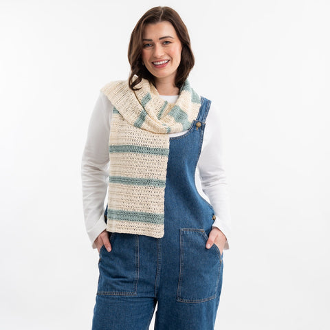 Easy Peasy Scarf Crochet Kit - Wool Couture