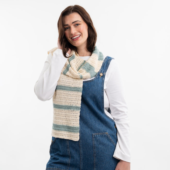 Easy Peasy Scarf Crochet Kit - Wool Couture