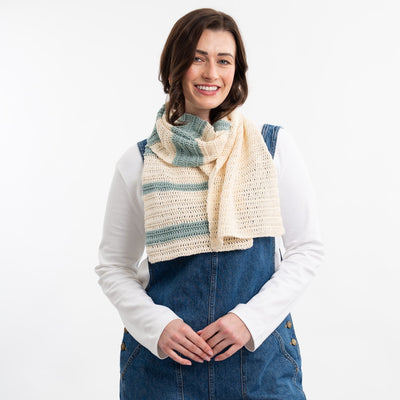Easy Peasy Scarf Crochet Kit - Wool Couture