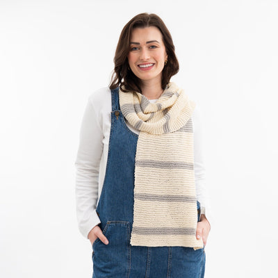 Easy Peasy Scarf Knitting Kit - Wool Couture