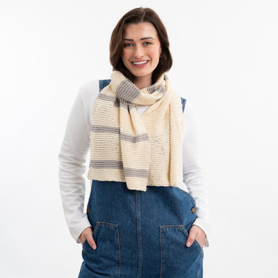 Easy Peasy Scarf Knitting Kit - Wool Couture
