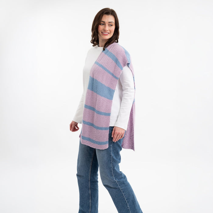 Easy Peasy Scarf Knitting Kit - Colour Pop - Wool Couture