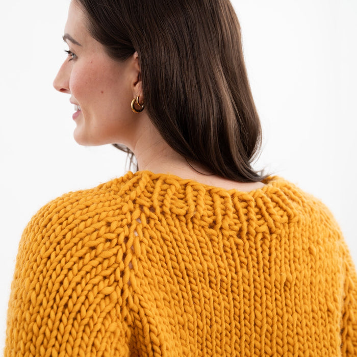 Easy Top Down Jumper Knitting Kit - Wool Couture