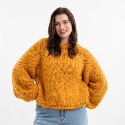 Easy Top Down Jumper Knitting Kit - Wool Couture