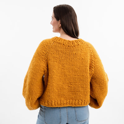 Easy Top Down Jumper Knitting Kit - Wool Couture