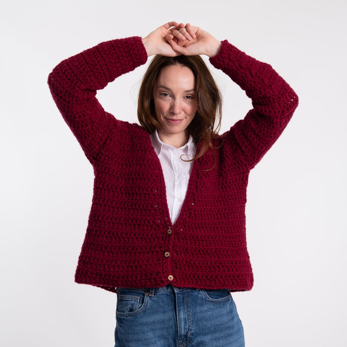 トップス the red thread basic shaggy cardigan TOPSHOP Red Knitted Collar Zip Ring Cardigan | Liberty