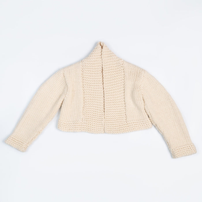 Ella Chunky Cropped Cardigan Knitting Kit - Wool Couture