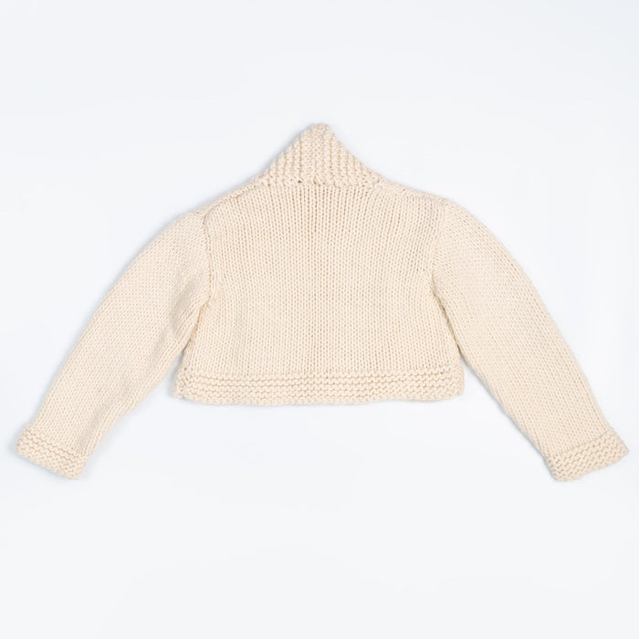 Ella Chunky Cropped Cardigan Knitting Kit - Wool Couture