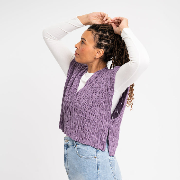 Elodie Tank Top Crochet Kit - Wool Couture
