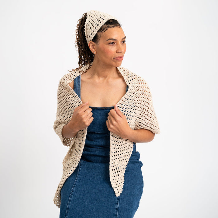 Elsie Headband Crochet Kit - Wool Couture
