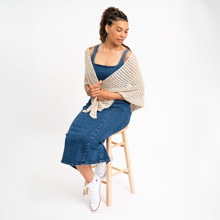 Elsie Shawl Easy Crochet Kit - Wool Couture
