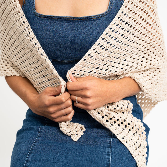 Elsie Shawl Easy Crochet Kit - Wool Couture