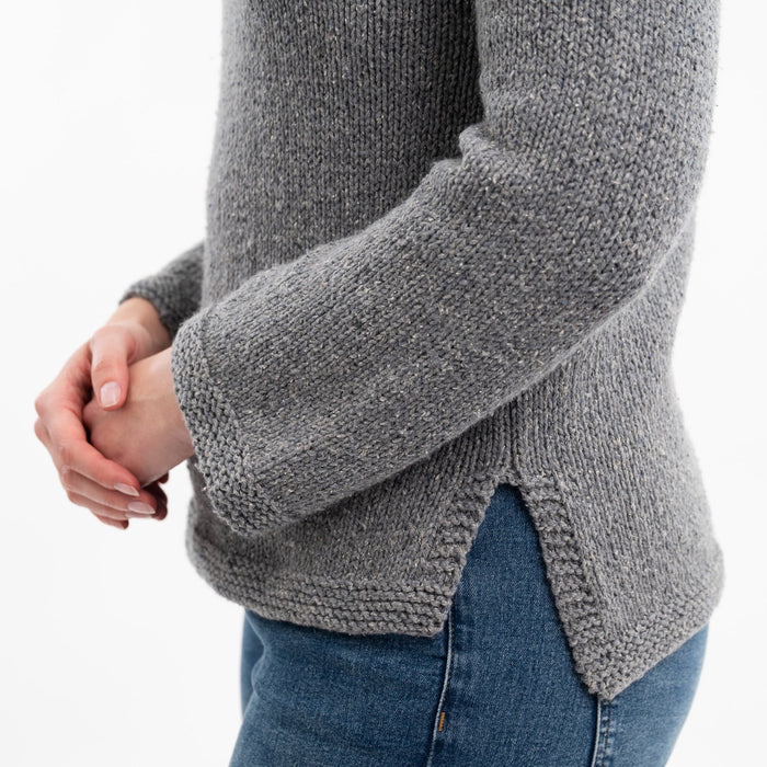 Eve Jumper Easy Knitting Kit - Wool Couture