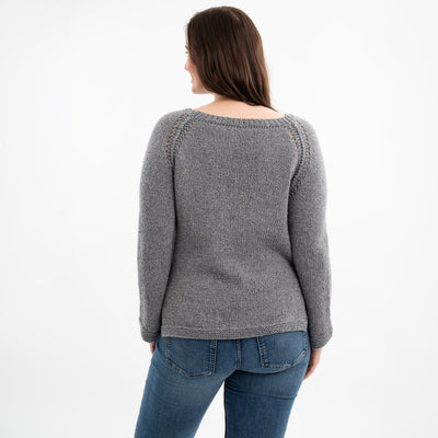 Eve Jumper Easy Knitting Kit - Wool Couture