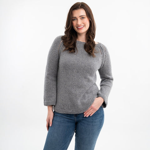 Eve Jumper Easy Knitting Kit - Wool Couture
