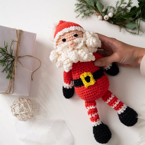 Father Christmas Crochet Kit - Wool Couture