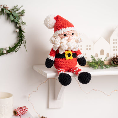 Father Christmas Crochet Kit - Wool Couture