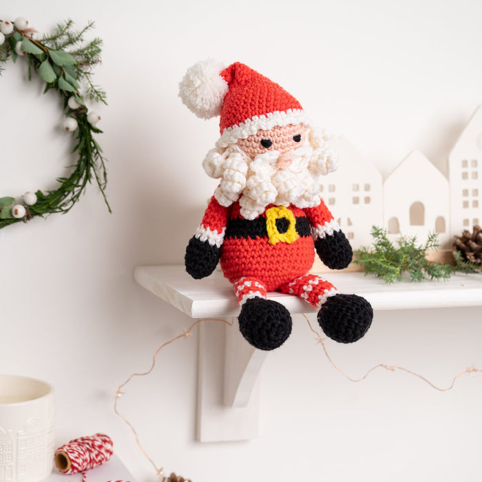 Father Christmas Crochet Kit - Wool Couture