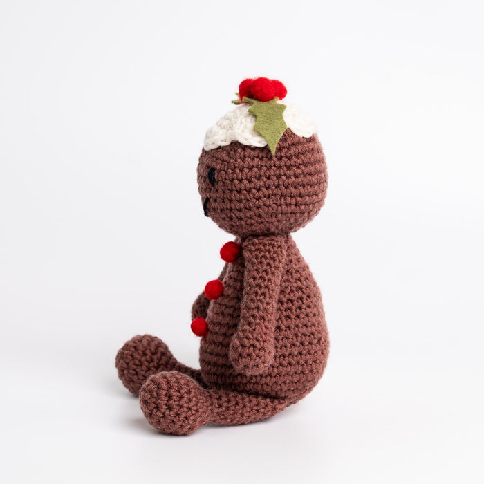 Figgy the Christmas Pudding Crochet Kit - Wool Couture