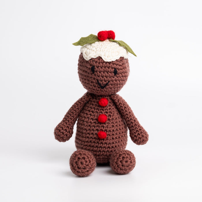 Figgy the Christmas Pudding Crochet Kit - Wool Couture