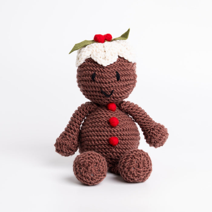 Figgy the Christmas Pudding Knitting Kit - Wool Couture