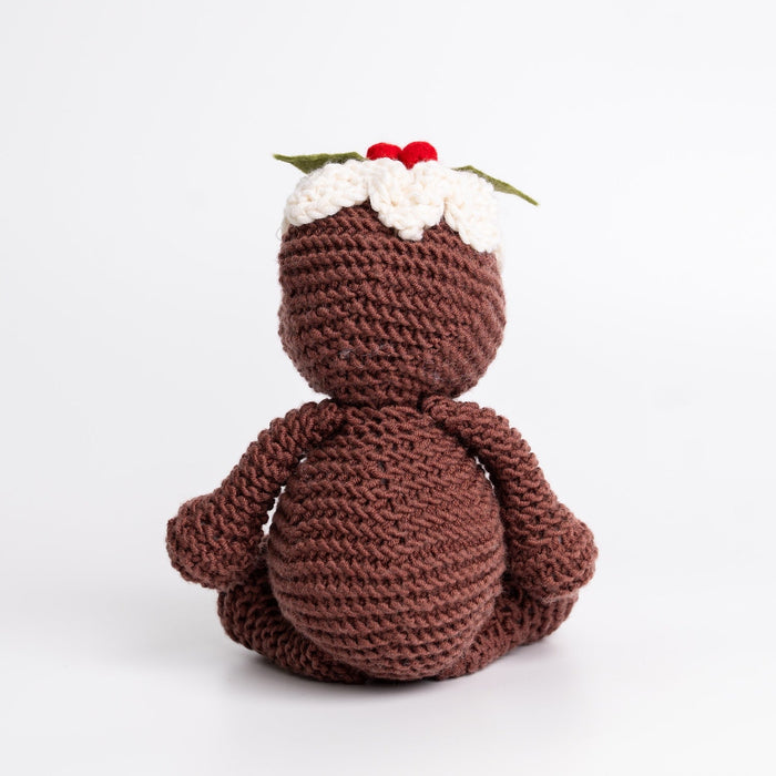 Figgy the Christmas Pudding Knitting Kit - Wool Couture