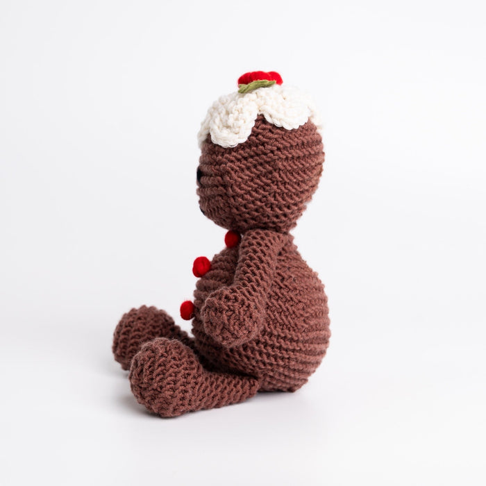 Figgy the Christmas Pudding Knitting Kit - Wool Couture