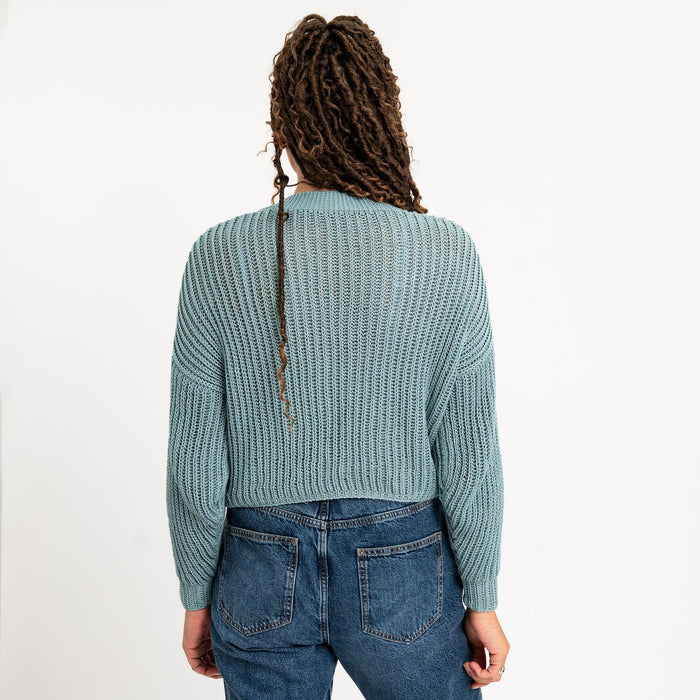 Fishermans Rib Cardigan Knitting Kit - Wool Couture