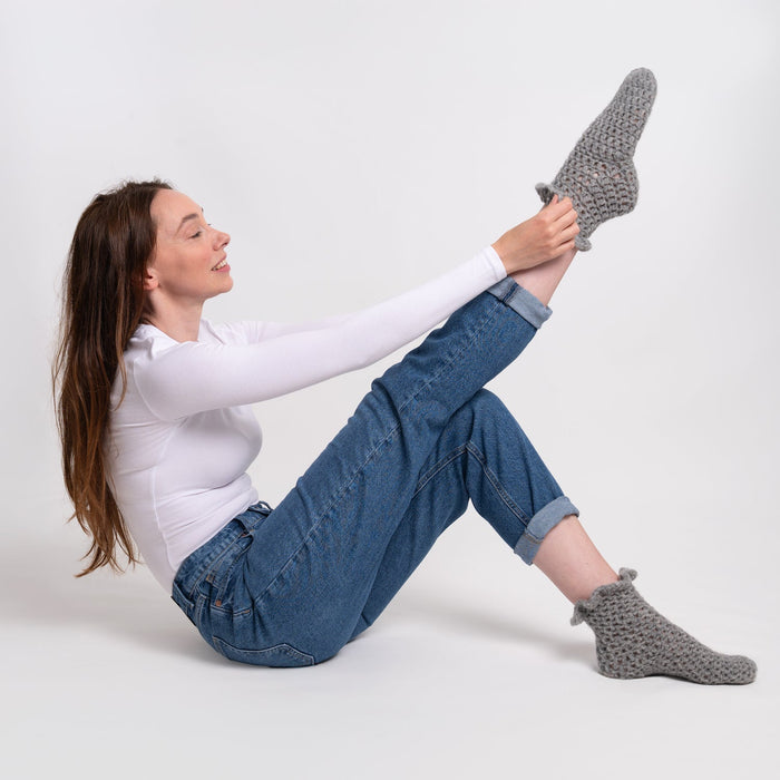 Frill Socks Crochet Kit - Wool Couture