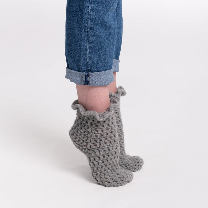 Frill Socks Crochet Kit - Wool Couture
