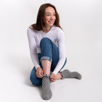 Frill Socks Crochet Kit - Wool Couture