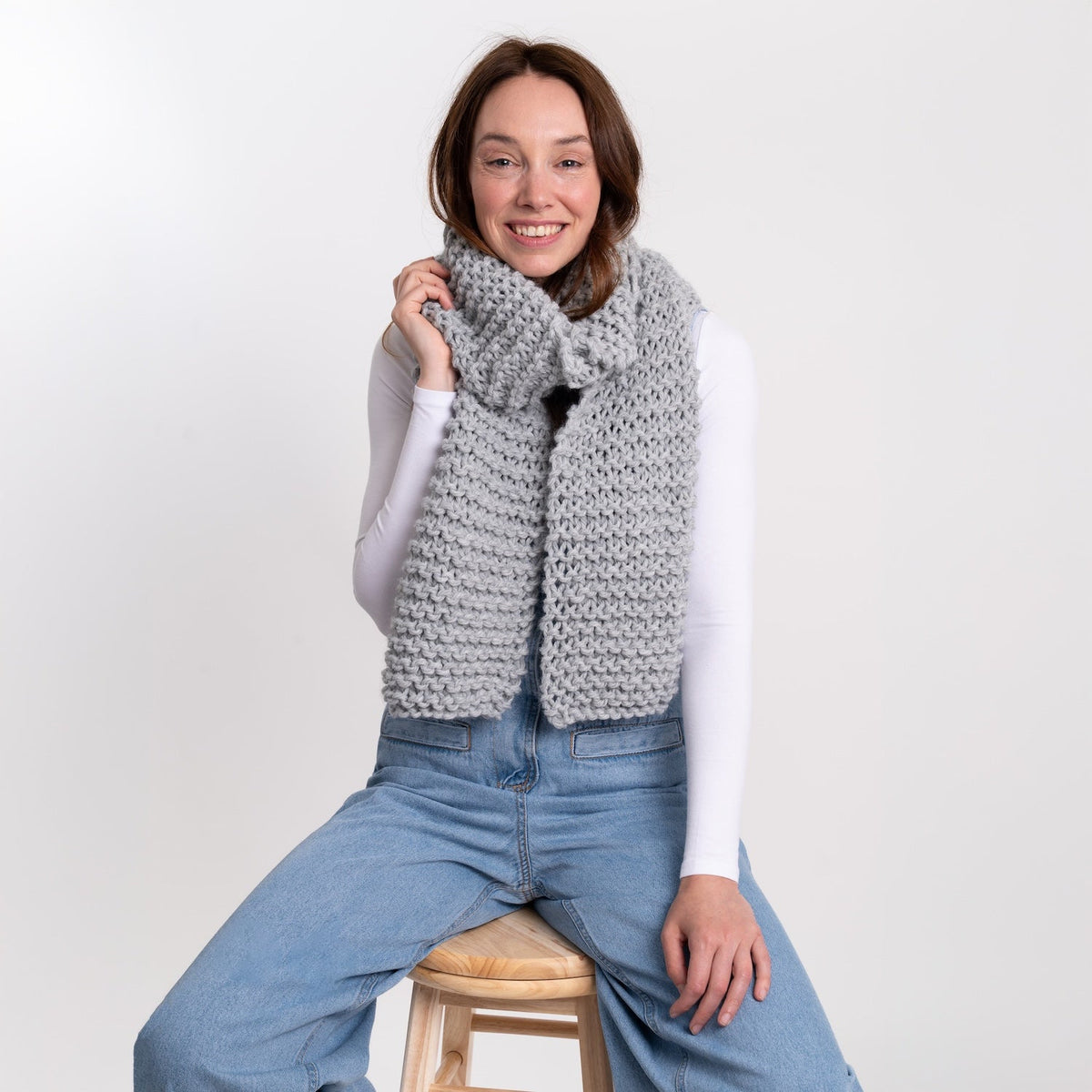 Gaia Scarf Knitting Kit | Wool Couture