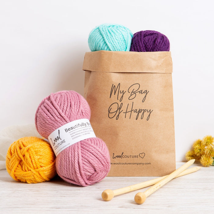 Gaia Scarf Knitting Kit - Wool Couture