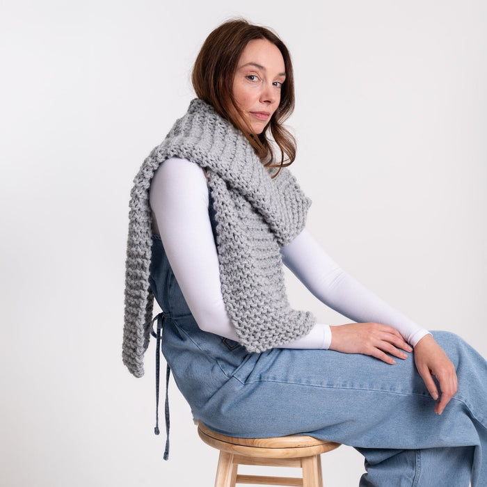 Gaia Scarf Knitting Kit - Wool Couture