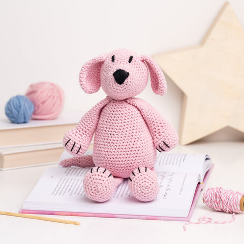 Gaia The Dog Easy Crochet Kit - Wool Couture