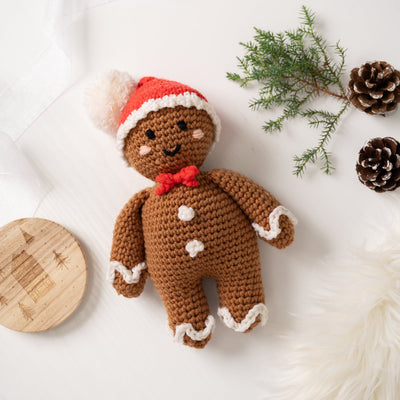 Gingerbread Man Crochet Kit - Wool Couture