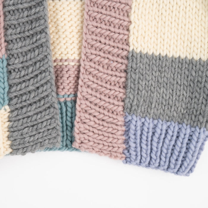 Hannah Chunky Cardigan Easy Knitting Kit - Wool Couture