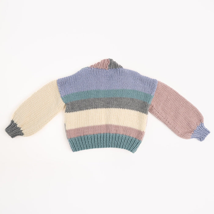 Hannah Chunky Cardigan Easy Knitting Kit - Wool Couture