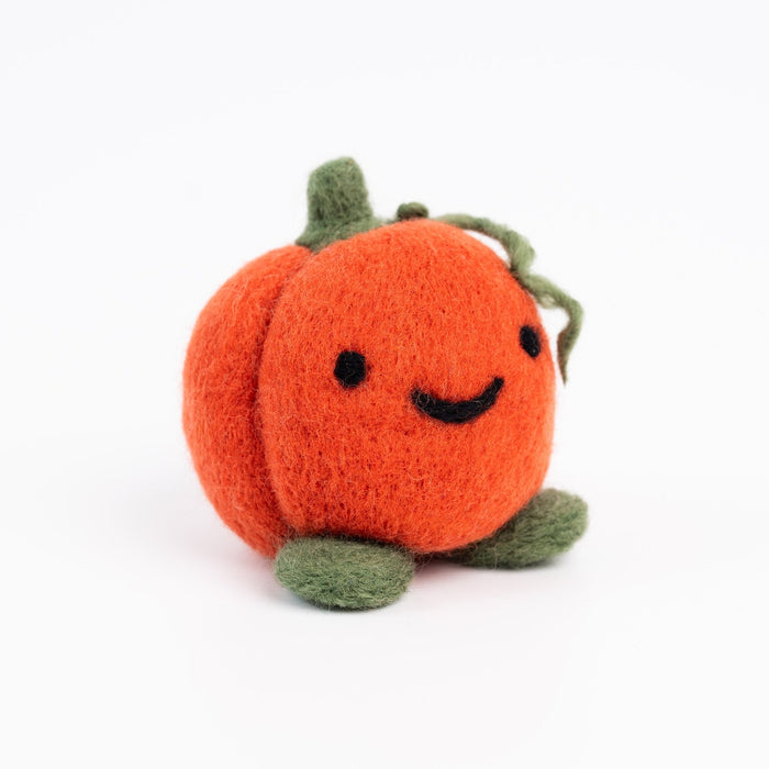 Happy Pumpkin Needle Felting Kit - Wool Couture