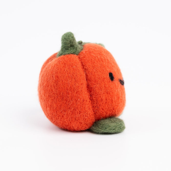 Happy Pumpkin Needle Felting Kit - Wool Couture