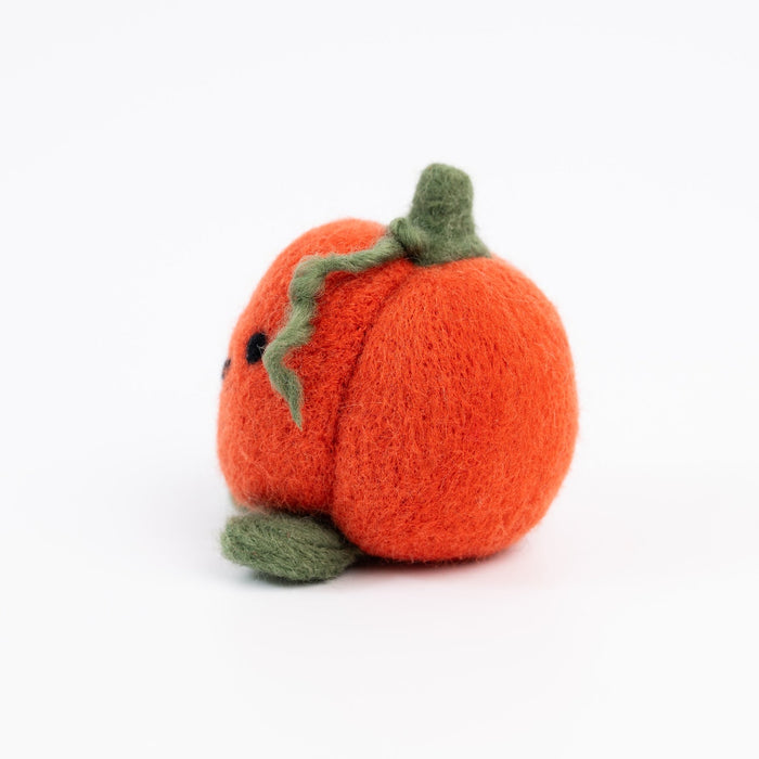 Happy Pumpkin Needle Felting Kit - Wool Couture