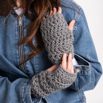 Hat and Gloves Easy Crochet Kit - Wool Couture