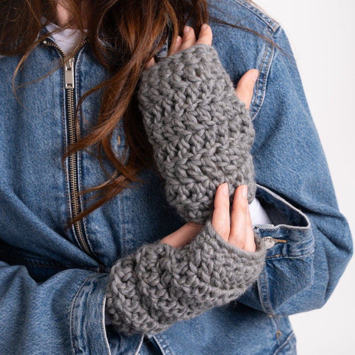 Hat and Gloves Easy Crochet Kit - Wool Couture