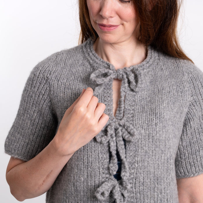 Isobel Cardigan Knitting Kit - Wool Couture