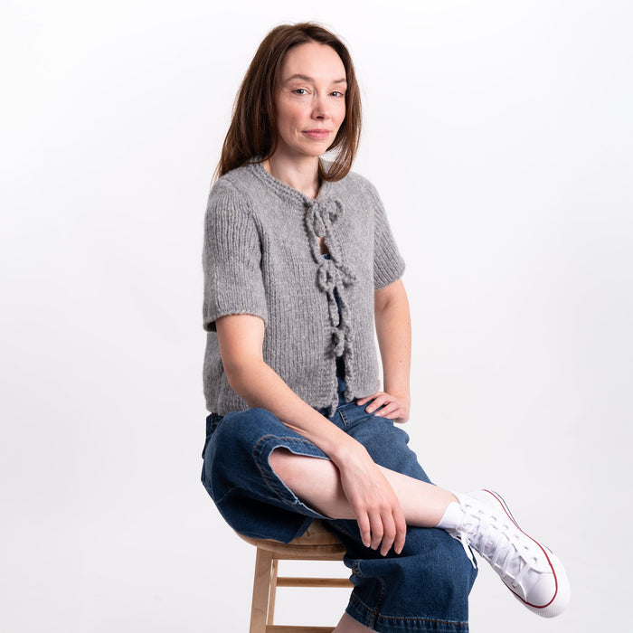 Isobel Cardigan Knitting Kit - Wool Couture